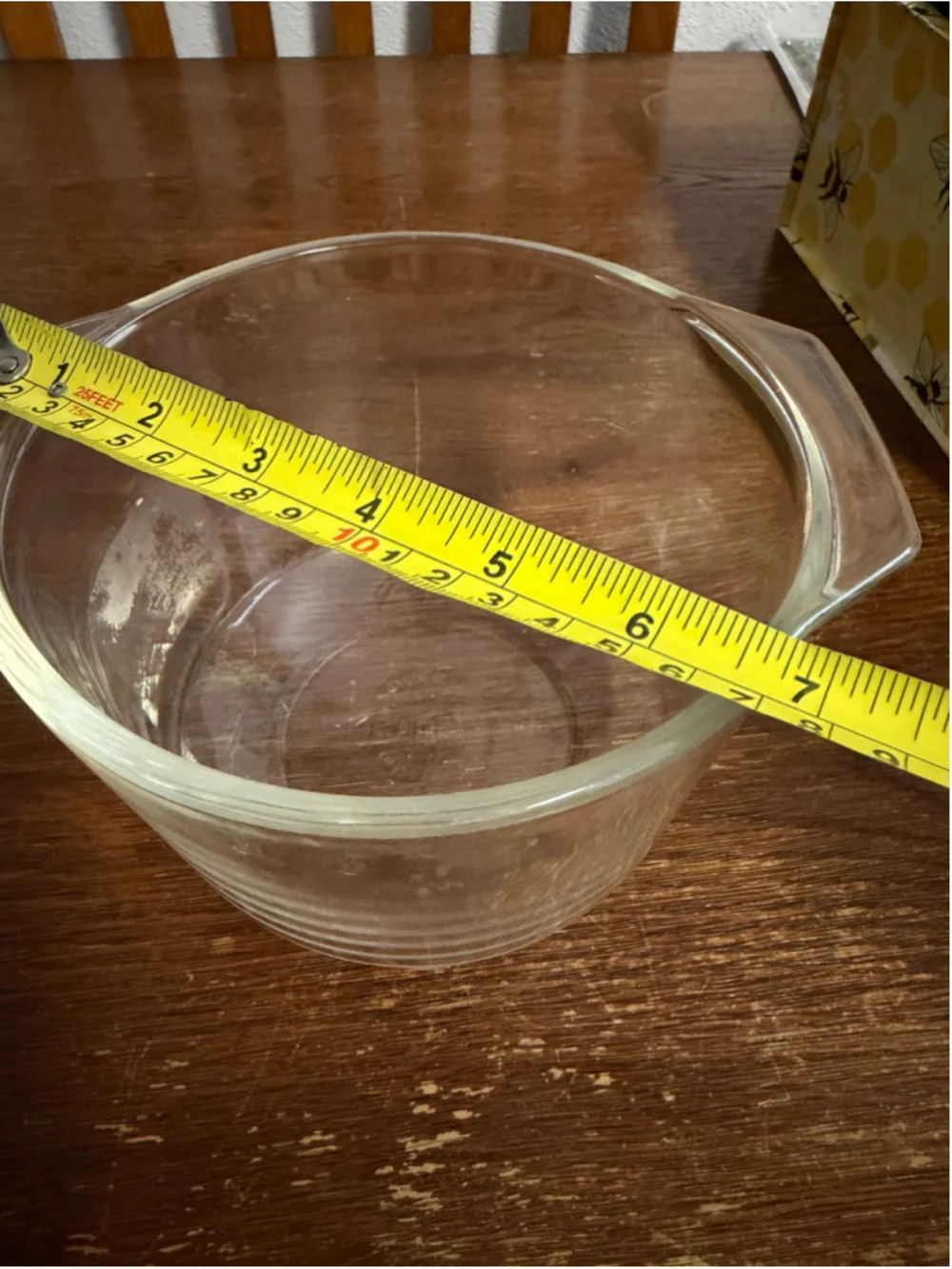 Vintage PYREX #023 Clear Glass 1.5 Qt Casserole Baking Dish USA No Lid
